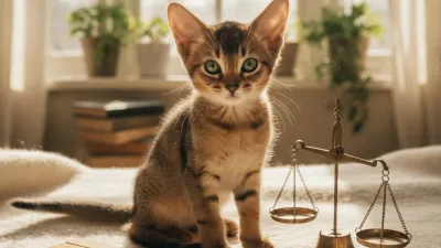 Abyssinian kitten growth and weight chart milestone guide