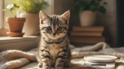 American Shorthair kitten growth and weight chart milestone guide