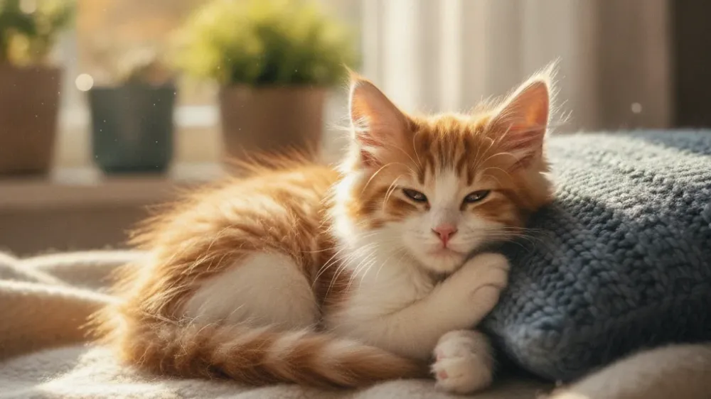 A cute kitten: Can Kittens Eat Plain Cooked Chicken? Safe Feeding Guide