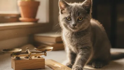 Chartreux kitten growth and weight chart milestone guide