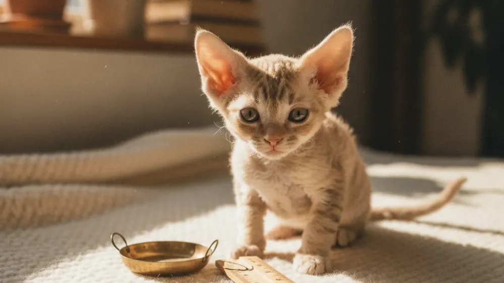 Devon Rex kitten growth and weight chart milestone guide