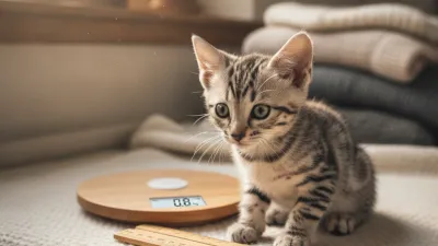 Egyptian Mau kitten growth and weight chart milestone guide