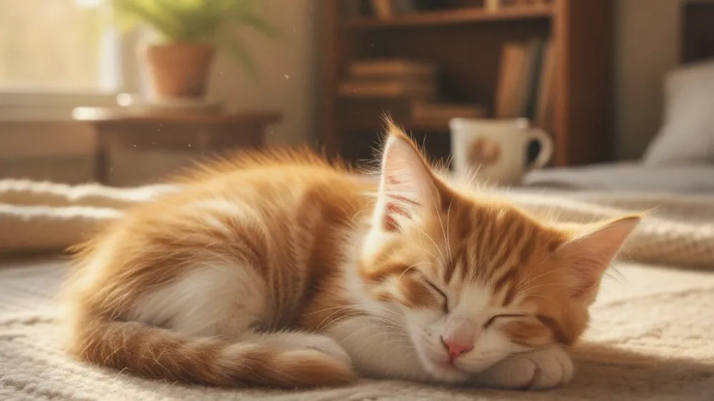 A cute kitten: How Many Calories Does a Kitten Need Daily? Growth Guide