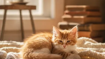 A cute kitten: How Much Water Should a Kitten Drink Daily? Hydration Guide
