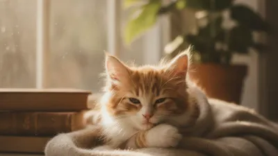 A cute kitten: How to Get a Kitten Used to Water and Baths
