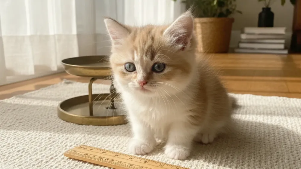 Minuet kitten growth and weight chart milestone guide