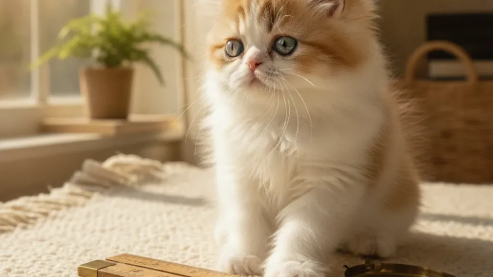 Persian kitten growth and weight chart milestone guide