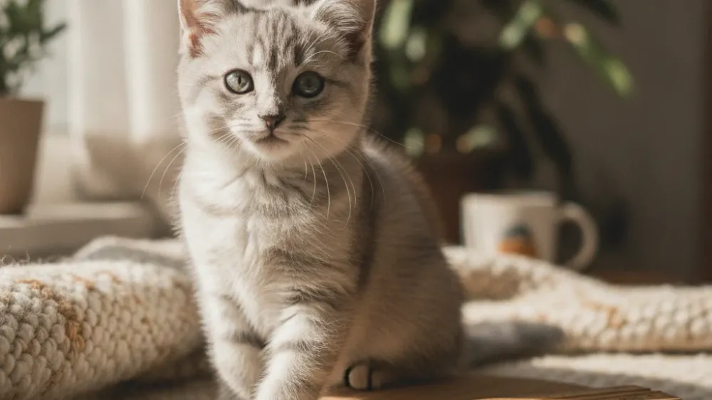 Russian Blue kitten growth and weight chart milestone guide