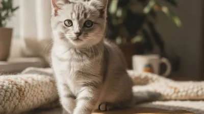 Russian Blue kitten growth and weight chart milestone guide