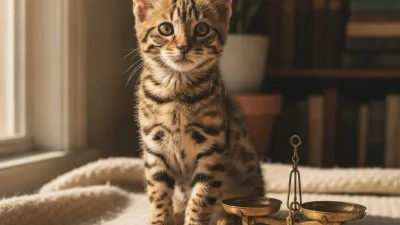 Savannah kitten growth and weight chart milestone guide