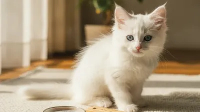 Turkish Angora kitten growth and weight chart milestone guide